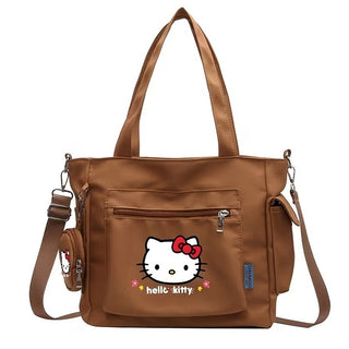Hello Kitty Brown Tote Bag with Detachable Coin Purse