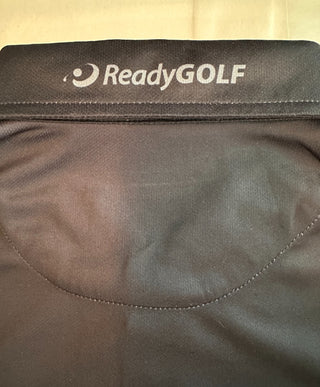 ReadyGOLF Men's Medium Black and Orange Flame Print Golf