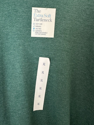 Croft & Barrow Extra Soft Turtleneck Long Sleeve Shirt XL