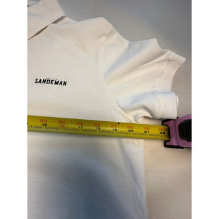 Sandeman Port Wine Logo White Cotton Polo Shirt Portugal Mens