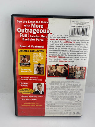 American Wedding Unrated Extended Party Edition DVD Widescreen