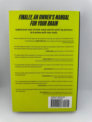Limitless Jim Kwik NEW Brain Learning Self Help Book