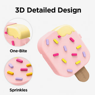 3-Pack elago Ice Cream AirPods Case Gen 1 2 Cover Shockproof Silicone w Keychain