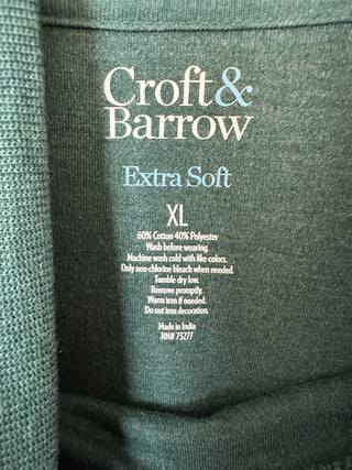 Croft & Barrow Extra Soft Turtleneck Long Sleeve Shirt XL