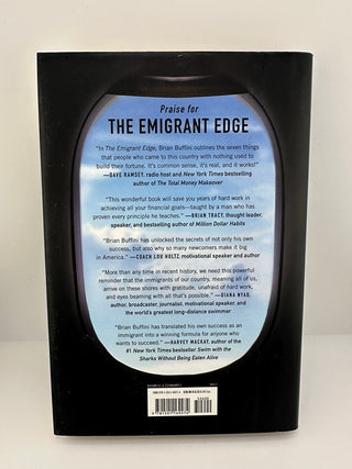 The Emigrant Edge: How to Make It Big in America by Brian Buffini - Hardcover