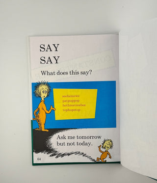 📚 Hop on Pop by Dr. Seuss – Hardcover Beginner Book | Classic Early Reader