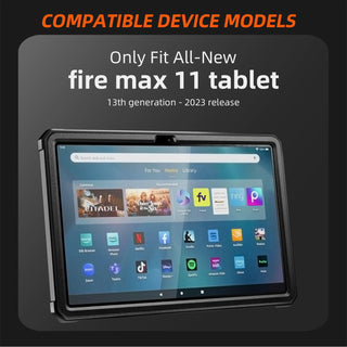 Amazon Fire Max 11 Case 13th Gen 2023 Rugged Cover Screen Protector Kickstand