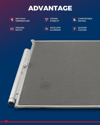 A/C Condenser for BMW 128i 135is 325i 328i 328xi 328i xDrive X1 Z4 M3 BM3030124