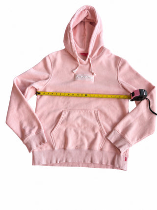 Supreme Pink Box Logo Hoodie Sweatshirt XXL