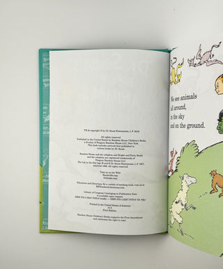 📚 Dr. Seuss’s Book of Animals – Hardcover Beginner Book – Bright & Early Series