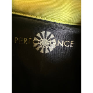 Peck & Peck Performance Women’s XL Full Zip Athletic Jacket Black Lime Stretch