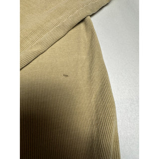 RAWGEAR Men’s Large Beige Ribbed Long Sleeve Shirt Raw Hem Gym Athletic