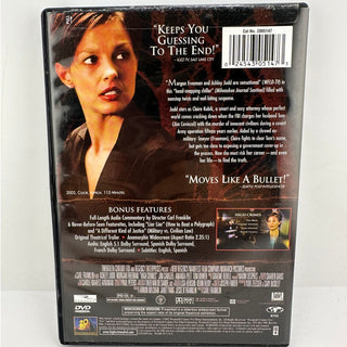 High Crimes DVD 2002 Ashley Judd Morgan Freeman Widescreen Thriller