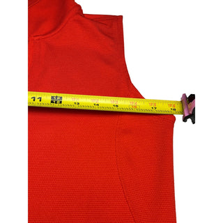 Lady Pinseeker Womens M Orange Sleeveless Golf Polo Performance Top