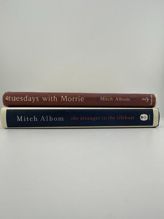 Mitch Albom 2 Book Lot Tuesdays With Morrie Lifeboat HC