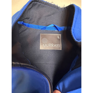 Murray Golf Castle Stuart Men's L Blue Full Zip Performance Jacket