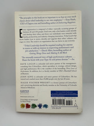 Tribal Leadership by Dave Logan John King Halee Fischer-Wright Paperback