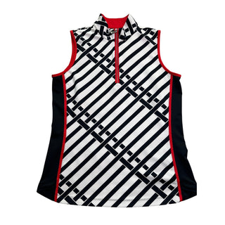 Tail Women's Sleeveless Golf Polo and Red Skirt Set Size S