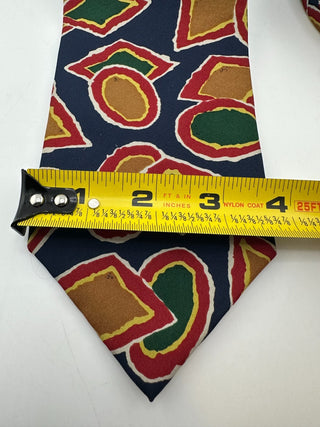 Vintage Ferrell Reed for Nordstrom Silk Abstract Geometric Necktie USA 56"