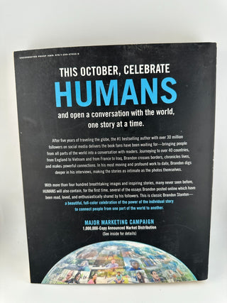 Humans Brandon Stanton ARC Advance Readers Edition 2020