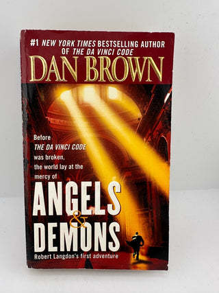 Angels & Demons Dan Brown PB 2001 Pocketbook Thriller w/ Facsimile Signature