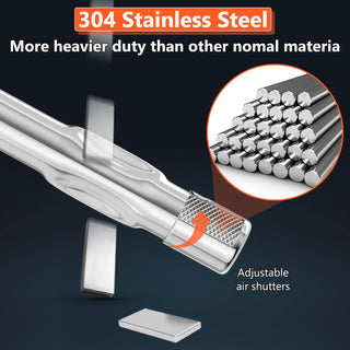 QuliMetal Weber Genesis E310 E320 S310 S320 Burner Tubes Flavorizer Bars 304 SS