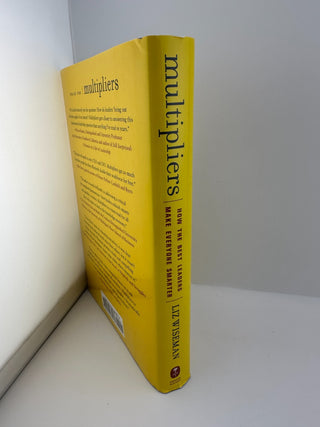 Multipliers Liz Wiseman Revised Updated HC Leadership Business Book Covey