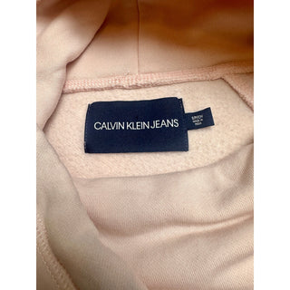 Calvin Klein Jeans Women’s Pink Funnel Neck Pullover Sweatshirt Size S