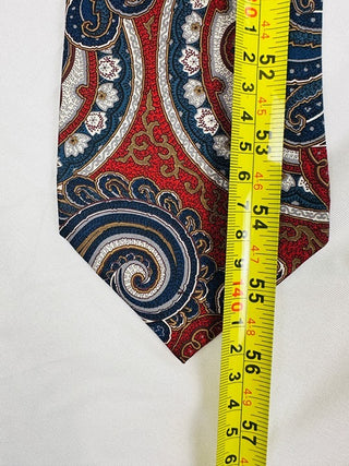 FN Fashion Neckwear Men's 100% Silk Handmade Paisley Pattern Tie