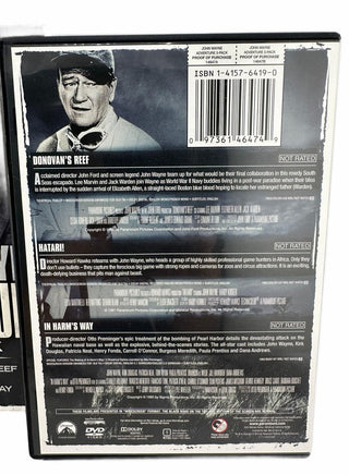 John Wayne Adventure 3-Pack DVD Set - Donovan's Reef, Hatari!, In Harm's Way