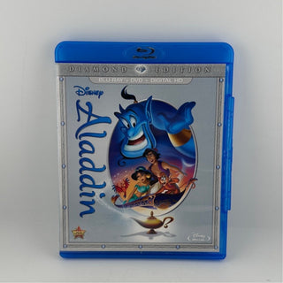 Disney Aladdin Diamond Edition Blu-ray DVD 2-Disc Combo 2015 Robin Williams