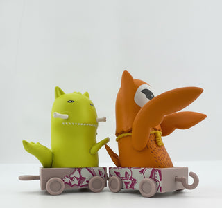 Kidrobot x Kii Arens Vinyl Art Toy Figures Lot of 2
