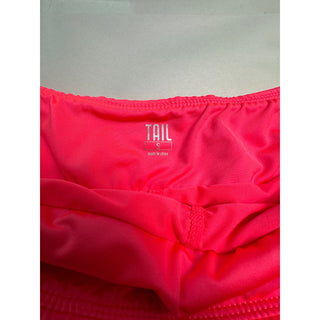 Tail Women’s Small Golf Outfit Zebra Print Sleeveless Polo Pink Ruffle Skort