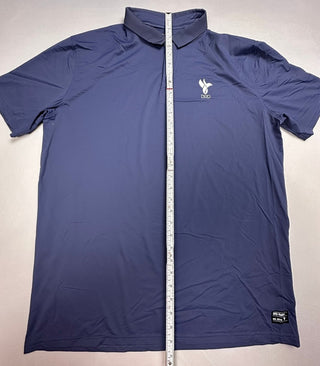 BRD Nation Men's Navy Blue Performance Polo Shirt Size L