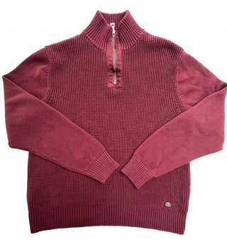 Weatherproof Vintage Men's Holiday Sweater 1/4 Zip Cotton M