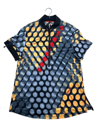 Jams World Vintage Short Sleeve Polo Shirt with Colorful, S