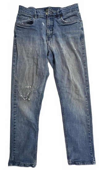 Urban Star Premium Apparel Men's Jeans 32x32 Distressed Blue