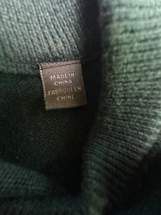 Slate & Stone Men's Medium Forest Green Crew Neck Sweater