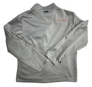 Spyder Gray Fleece Jacket Kids XL 18 Orange Zip Full Zip