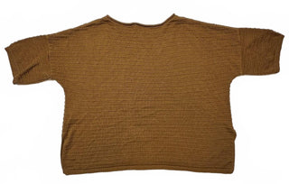 Time and Tru Brown Textured Knit Sweater Medium 8-10