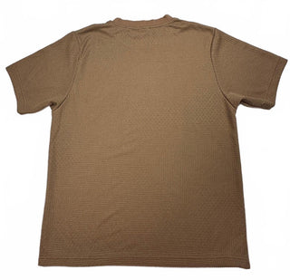 Original Deluxe Supply Men's Brown Short Sleeve Waffle Knit