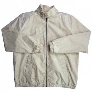 Gap Men's L Cream Cotton Harrington Full Zip Jacket 2022