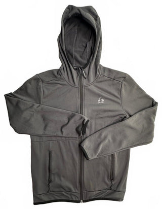 Gerry Gray Hooded Full Zip Performance Jacket Men M