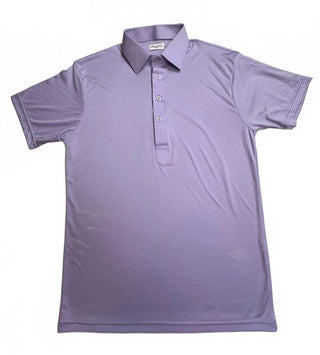 Collars & Co. Medium Lavender Dress Collar Polo Shirt 100%