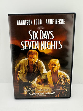 Six Days Seven Nights DVD Movie Starring Harrison Ford and Anne Heche